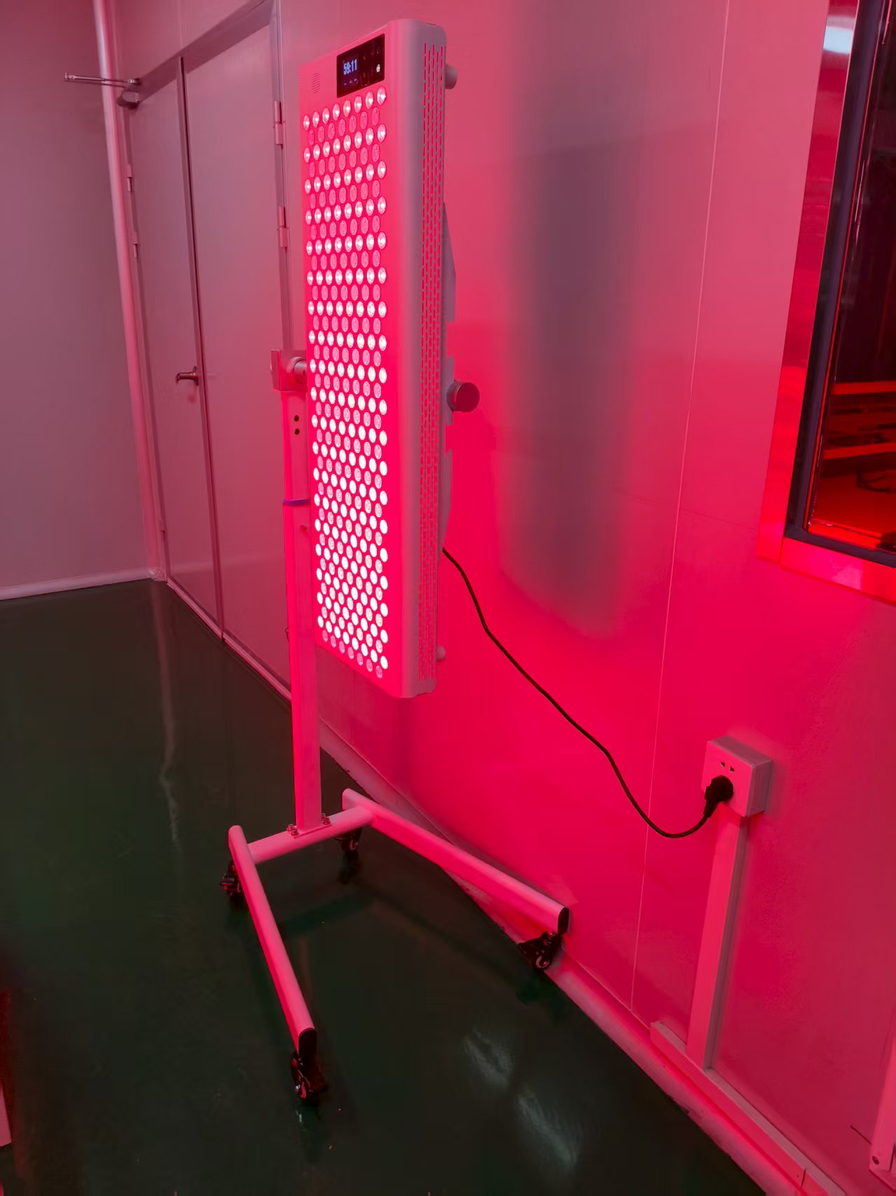 Multifunktionell rött ljusterapipanelstativ